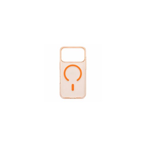  ONES silikonska maskica iPhone 17 Pro Max Transparent w MagSafe Narandžasta Slike