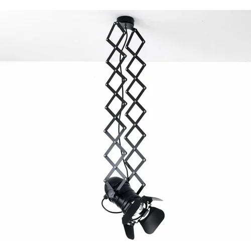 Tomasucci Crna stropna svjetiljka s metalnim sjenilom 12x22 cm -