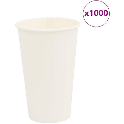  Papirnate &amp;scaron;alice za kavu 1000 kom 16 oz 400 ml bijele Slike