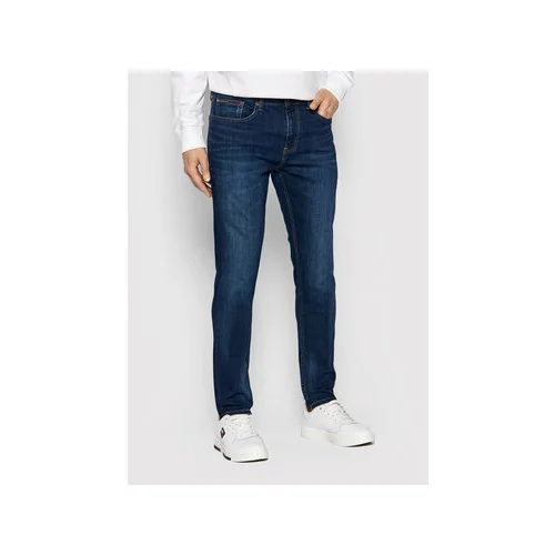 Tommy Jeans Jeans hlače Austin DM0DM09552 Modra Slim Tapered Fit