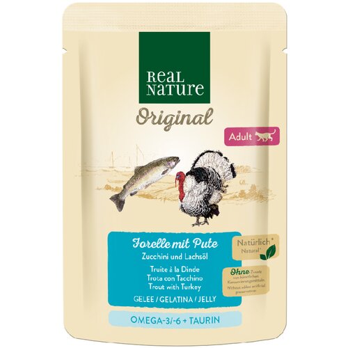 Real Nature Cat pastrva i perad u želeu 85 g Cene