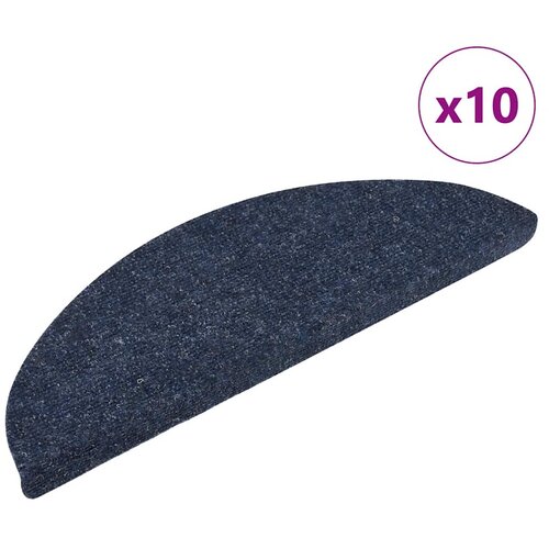 Prostirke za stepenice samoljepljive 10 kom 56x17x3 cm plave poluokrugle Cene