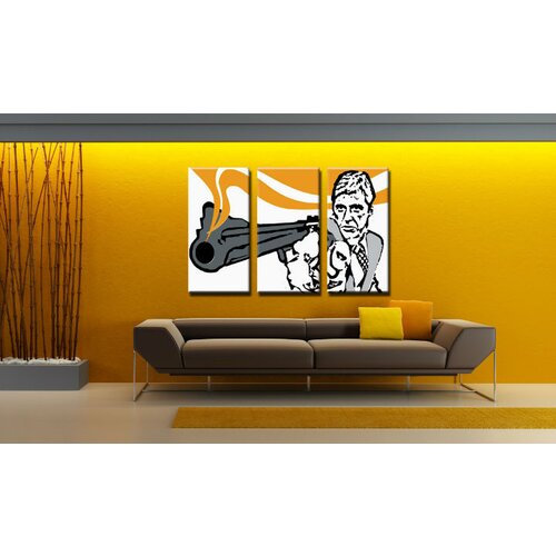  Ročno izdelana slika POP Art AL PACINO 3-delna (POP ART slike) Slike
