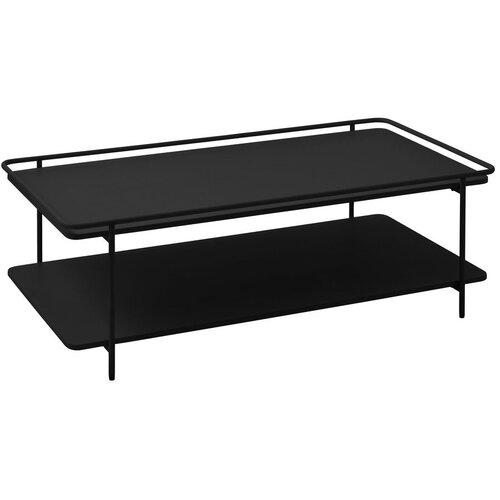 Unique Furniture Črna kovinska klubska mizica 55x110 cm Yuba &amp;ndash; Slike