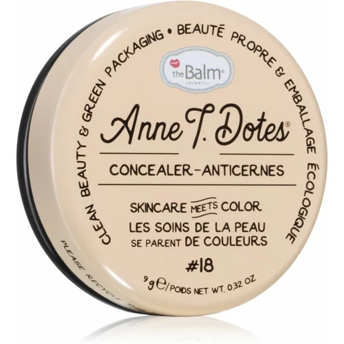 TheBalm Anne T. Dotes® Concealer korektor protiv crvenila nijansa #18 Light - Medium 9 g