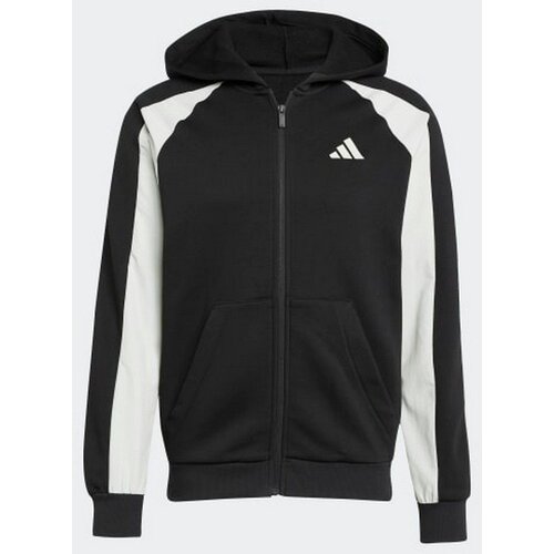 Adidas Mu&scaron;ki duks sa kapuljačom Essentials colorblock, Crni Cene