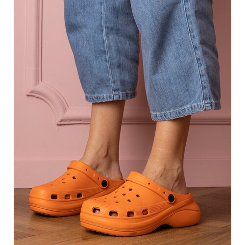 D/CEO marka niezdefiniowana Orange platform mules Kameris Cene