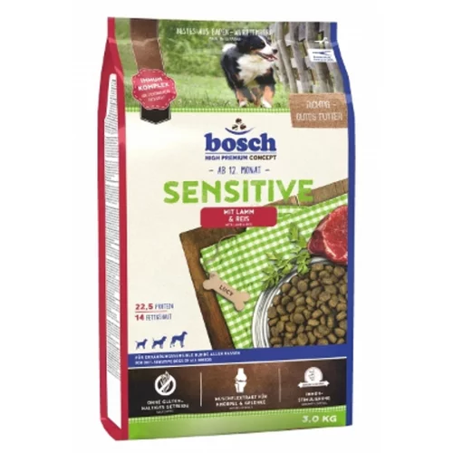Bosch suha hrana za pse z jagnjetino Sensitive, 15 kg