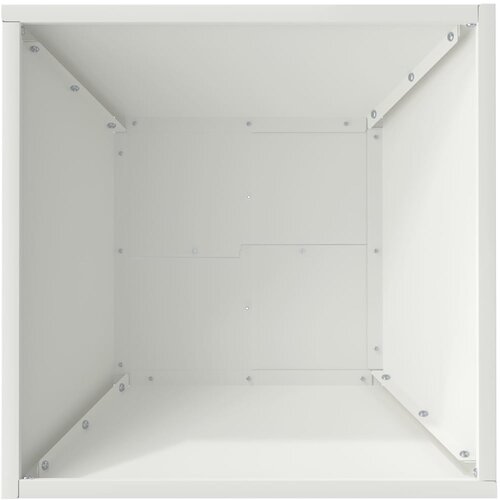 Vrtna saksija 5 pcs Bijelo 40 x 40 x 15 cm Čelična vrata Slike