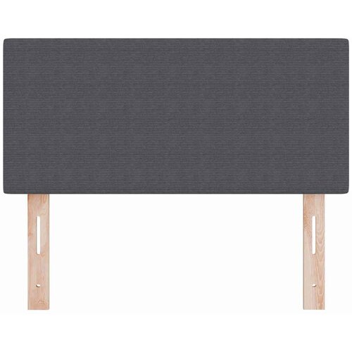  LED glava kreveta s uzglavljem Tamno siva 90 cm Kordura tekstil Slike