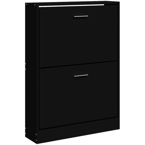  za cipele crni 59 x 17 x 81 cm od konstruiranog drva Slike