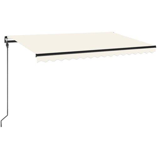 VidaXL Ročno zložljiva tenda 450x300 cm krem, (20609649) Slike