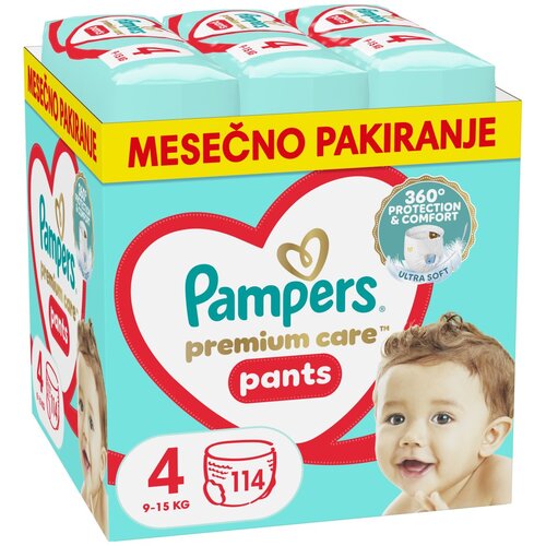 Pampers plenice hlačne, mesečno, Maxi S4, 114/1, 9-15 kg Cene