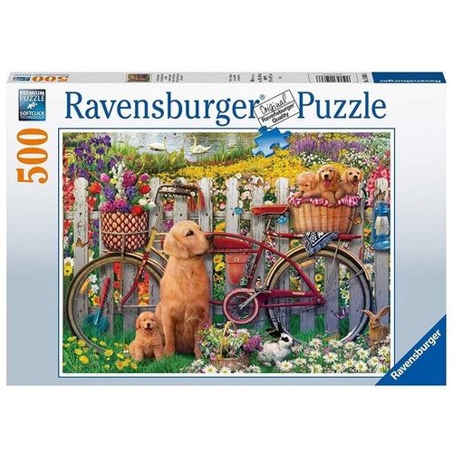 Ravensburger puzzle - slatki psi u dvorištu - 500 delova Cene