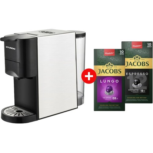 Hyundai Aparat za kafu 2u1 HY-513K + Jacobs Kapsule Espresso Lungo 8 + Jacobs Kapsule Espresso Ristretto 12 Cene
