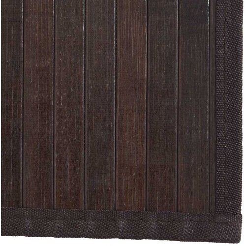  Tepih pravokutni tamnosmeđi 80 x 1000 cm od bambusa Slike