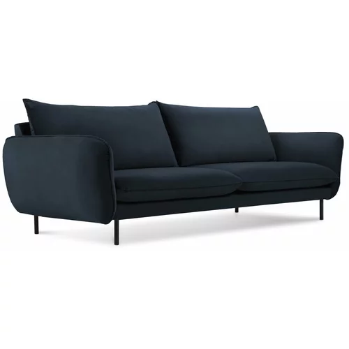 Cosmopolitan Design Tamnoplava baršunasta sofa 200 cm Vienna -