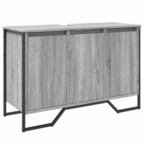 Maison Chic Omarica za umivalnik - Umivalniška omarica siva sonoma 91x35x60 cm inženirski les, (21758903) Cene