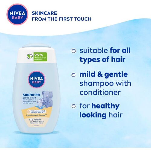 Nivea Baby nježni &amp;scaron;ampon za djecu 200 ml Slike