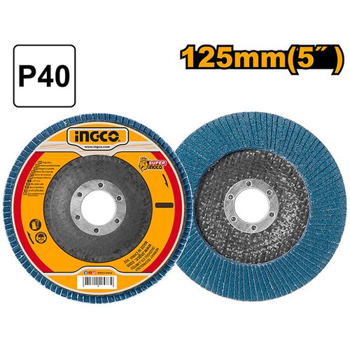  Brusna ploča lamelasta 125x22 P40 FDZ1251 INGCO Cijene