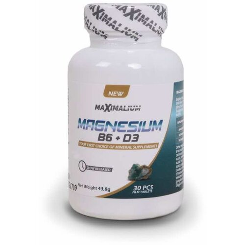 Maximalium magnesium+B6+D3 100 gelkapsula Slike