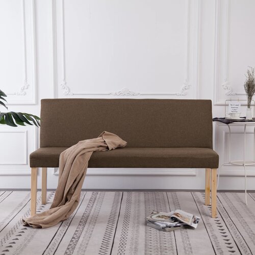  Klupa od poliestera 139,5 cm smeđa Cijene