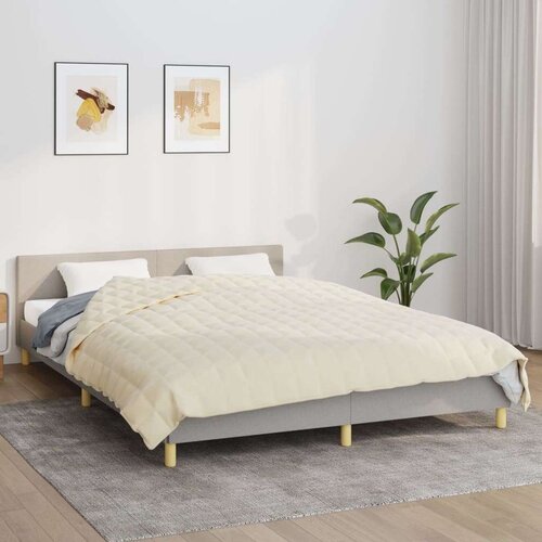  Teška deka svijetla krem 220x235 cm 15 kg od tkanine Cene