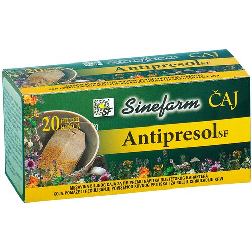 Sinefarm Čaj protiv pritiska Antipresol 30 g Slike