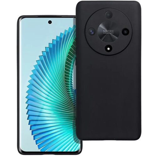  Gumijasti / gel etui Matte za Honor Magic 6 Lite / X50 - črni Cene