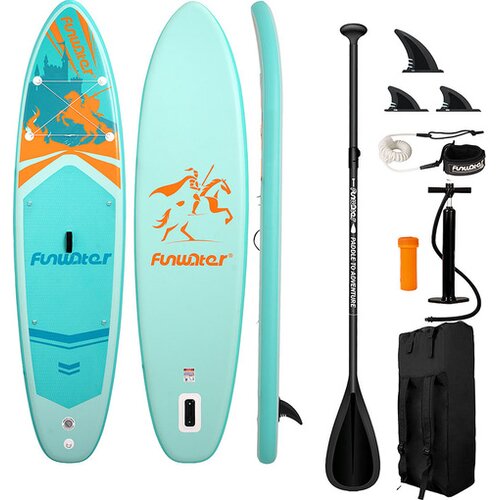 FUNWATER SUP deska za veslanje SUPFW70A 3,5 m (turkizna) Cene