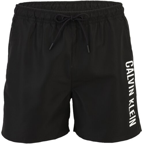 Calvin Klein Swimwear Kupaće hlače crna / bijela Cene