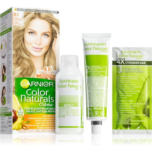 Garnier Color Naturals Creme barva za lase odtenek 8.1 Natural Light Ash Blond Slike