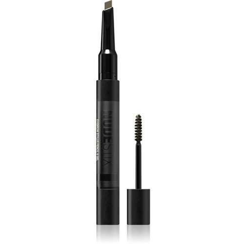 Nudestix Stylus svinčnik in gel za obrvi odtenek Ash Brown Slike
