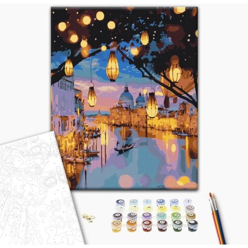  Slika za samostalno slikanje - Lanterns in Venice 40x50 Cijene