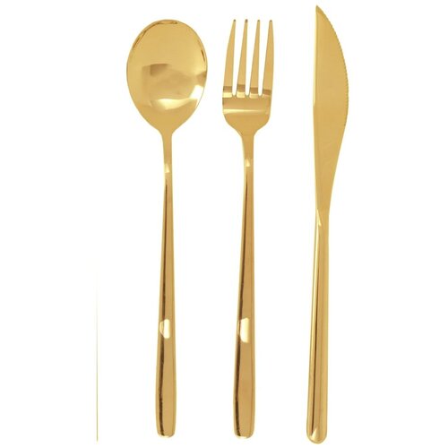Premier Housewares Pribor 6 kom od nehrđajućeg čelika u zlatnoj boji Mimo &amp;ndash; Slike