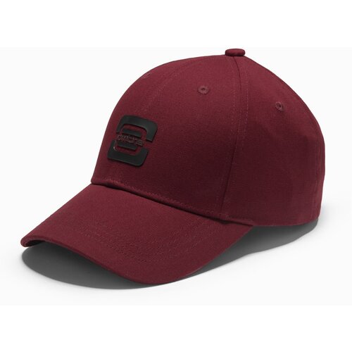 Ombre Men's baseball cap with logo - maroon Cene