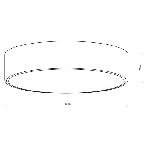 Brilagi plafonska svetiljka clare 2xE27/24W/230V prečnik 30 cm bordo Slike