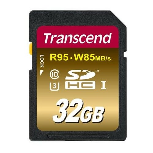 Transcend SD 32 GB, SDXC, UHS I U3X, 95/85MB/s, TS32GSDU3X memorijska kartica Slike