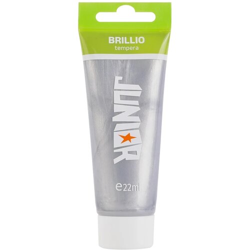 Junior Brillio metallic, tempera 22ml -    Srebrna Cene