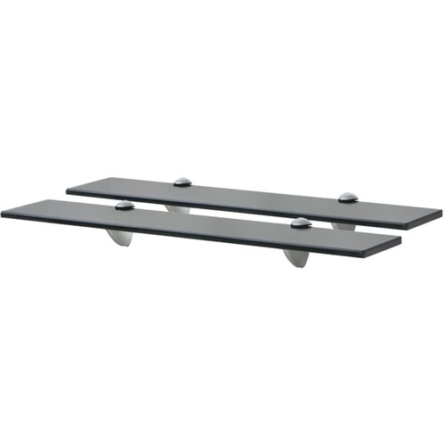 VidaXL Zidne police 2 kom staklene 60 x 10 cm 8 mm Slike