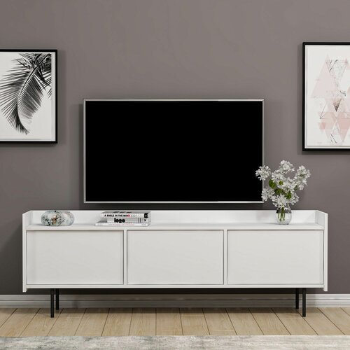atlas - white white tv stand Slike