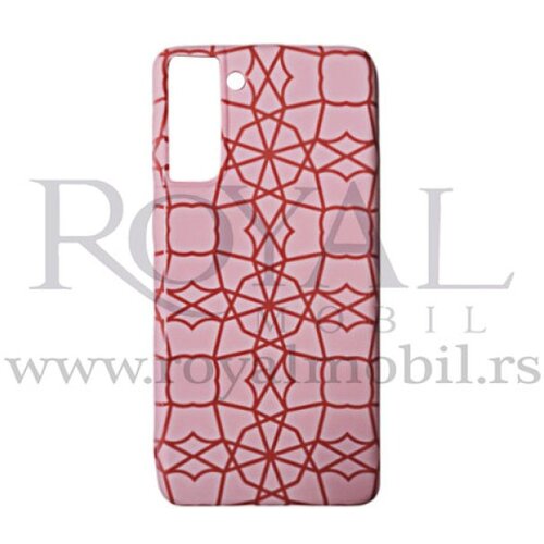  futrola soft print geometrik No11 za samsung G996 galaxy S21 plus / S30 plus roze Slike