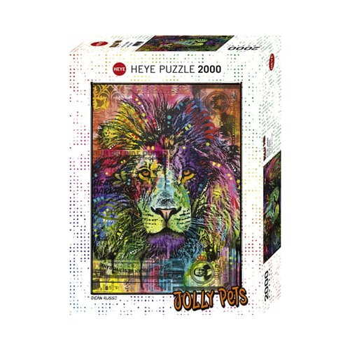 Heye Puzzle Jolly Pets Lion’s Heart 2000 delova 29894 Slike