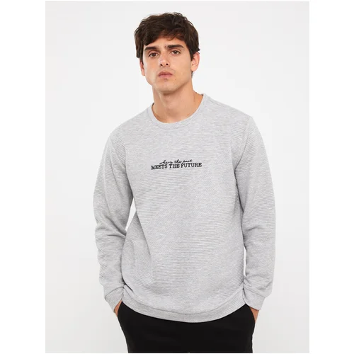 LC Waikiki Men's Crew Neck Long Sleeve Printed Sweatshirt.