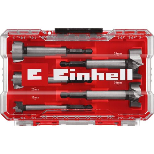Einhell M-Case 5 kom Set čeonih burgija C 45, prihvat E6.3 - 1/4&amp;quot;, 15-35 mm ( 49706003 ) Slike