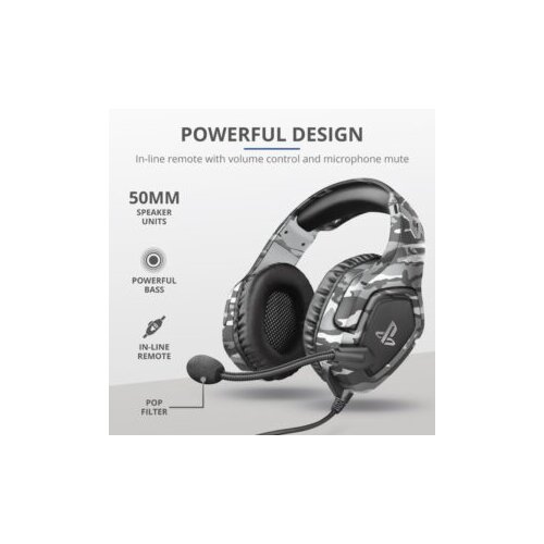 Trust GXT488 PS4 gaming slušalice sive Forze-G Cijene