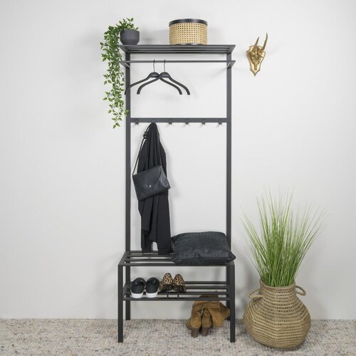 Spinder Design Črn kovinski set za hodnik Ivar &amp;ndash; Slike