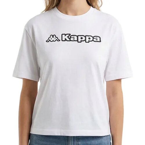 Kappa Ženska majica Logo Frega, Bela Cene