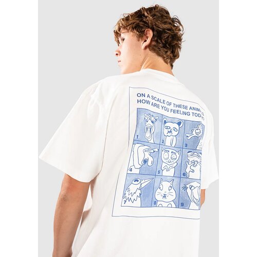 A-Lab Unhinged Animal Boxy T-shirt blanc white Cene