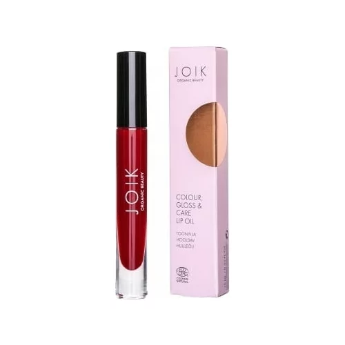 JOIK Organic Olje za ustnice Colour, Gloss & Care - 04 Ruby Red